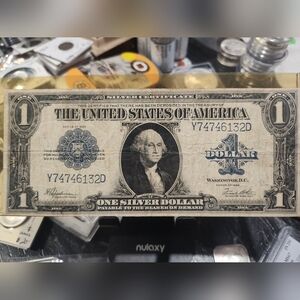 1928 horse blanket dollar bill in good condition